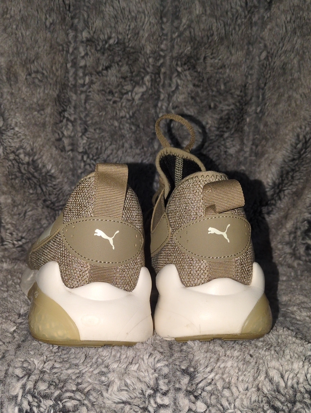 PUMA Men's Cell Vive Luxe Olive Knit Running Shoes Sz 8.5 - Picture 4 of 6